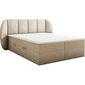 Trada Bilbao Boxspringbett 160 x 200 cm H3 Beige