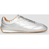 Sportive Sneaker mit Schnürung - silber - 39