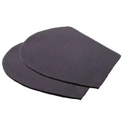 Kavalkade Einlagen f. Lammfellschabracke m. innenliegenden Taschen, 5mm, vorne (Vielseitigkeit) - Schwarz - Vielseitigkeit