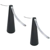 2x Fliegenwedler Ventilator Fliegenabwehr Fliegenvertreiber Insektenschutz Wespenabwehr Fliegenklatsche Mückenschutz