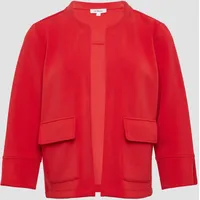 S.Oliver Scuba-Jacke im Relaxed Fit mit 3/4-Ärmeln rot 44