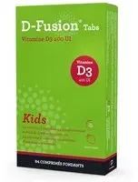 D-Fusion® Tabs Kids Vitamine D3 400 UI Comprimé(S) Orodispersible(S) 84 pc(s)