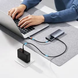 Baseus 6in1 Power Delivery USB-C Hub Schwarz