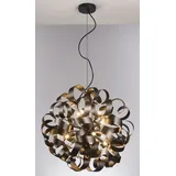 CASANOVA Pendelleuchte CURLY IV - braun - DH 60x180 cm
