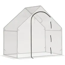 Outsunny Gewächshaus Kunststoff Weiß Folie 180 cm 1 m2