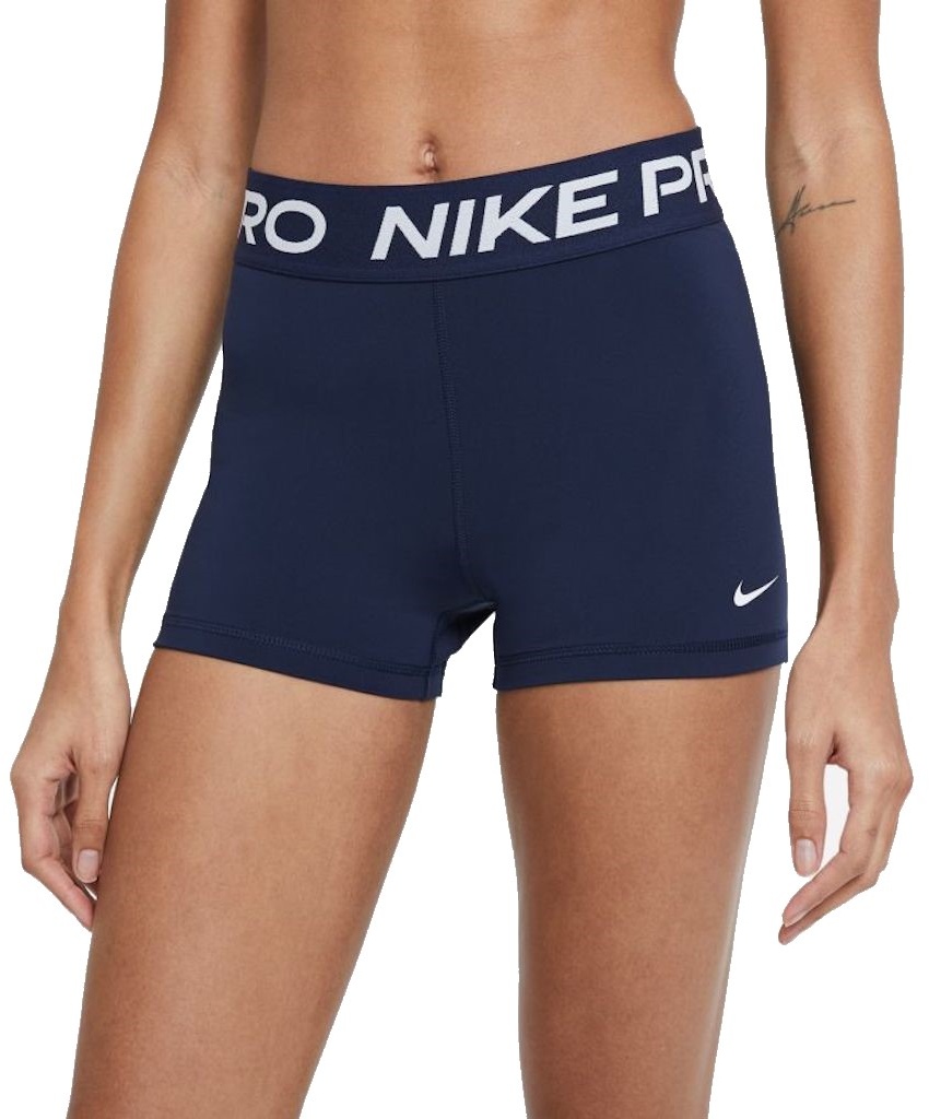 Nike Damen Pro 3" Shorts blau