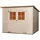 Weka Gartenhaus 325 2,99 x 2,50 m natur