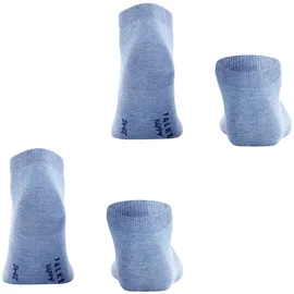 Falke KGaA FALKE Herren Socken, 2er Pack Happy Sneakersocken Baumwolle Blau 43-46