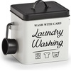 Waschpulver-Box, Metall Laundry