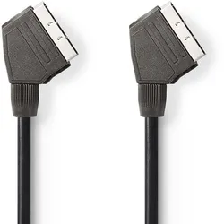 Nedis CVGB31000BK20, 2 m, SCART (21-pin), SCART (21-pin), Männlich, Männlich, Ni