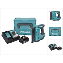 Makita DBN 500 RG1J Akku Stauchkopfnagler 18 V 15-50 mm mit 1x 6,0 Ah Akku + Ladegerät