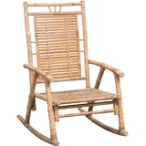 Maison Exclusive - Schaukelstuhl Mit Kissen Bambus
