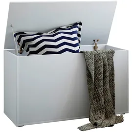 VCM Truhenbank Bendola Weiß 82 x 49 x 44 cm