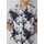 QS Hemd mit All-over-Print Blau / Bunt M