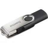 Hama FlashPen Rotate 16GB schwarz/silber