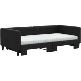 vidaXL Tagesbett 100 x 200 cm Schwarz