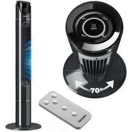 Tectake Turmventilator 110 cm Anthrazit