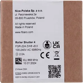 FIBARO Jalousiesteuerung FGR-224 schwarz