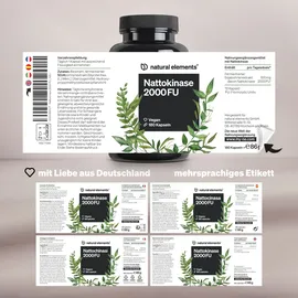 Natural Elements Nattokinase Kapseln 180 St.