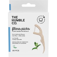 The Humble Co. Humble Natural Dental Floss Picks - - Zahnseidensticks - 2 x 50 Stück