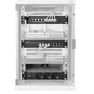 Digitus Netzwerk-Set 254 mm (10") - 9HE, 312 x 300 mm (B x T)