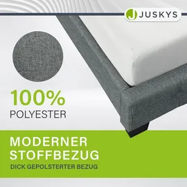 Juskys Manresa 140 x 200 cm H3 grau