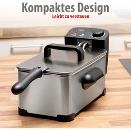 Alpina Fritteuse 3 l silber