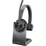 HP Voyager 4310 USB-A Headset kabelgebunden kabellos, USB-A), Office Headset, Schwarz