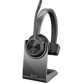 HP Voyager 4310 USB-A Headset kabelgebunden kabellos, USB-A), Office Headset, Schwarz