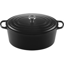 Le Creuset Signature Bräter 40 cm oval schwarz