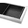 Was Barmatte mit Edelstahlrahmen, 60 x 10 cm,