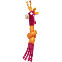 Sigikid Greifling Giraffe, PlayQ Lernspielzeug mit Rassel: greifen, spielen, lernen, für Babys ab Geburt, Art.-Nr. 42879, beere-gelb, Beere-Gelb-Giraffe, 18x8x8 cm