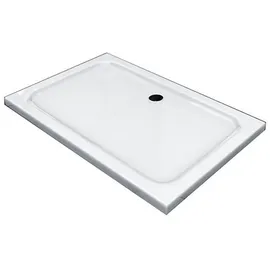 Glaszentrum Hagen - Acryla' 140x90x5 Cm Flache Duschtasse Weiß Rechteck + Siphon