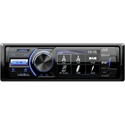 JVC KD-X561DBT, Schwarz, Blau, 1 DIN, 180 W, 16 W, AAC,FLAC,MP3,WMA, BMP,JPEG,PN...