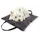Nobby Decke/Tasche Shanta 60 x 40 cm grau