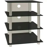 VCM Blados TV-Rack Alu/Schwarzglas