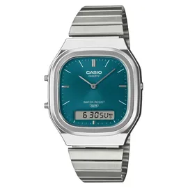 Casio Edgy Collection Herrenuhr AnaDigi Petrol