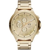 Armani Exchange Herrenuhr Chronograph Edelstahl goldfarben, AX1752