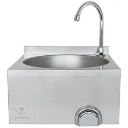 Beeketal Gastro Handwaschbecken Waschbecken mit Kniebetätigung HWB-III