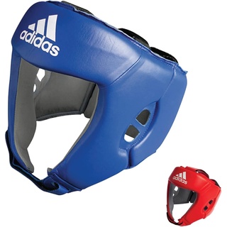 Adidas Unisex – Erwachsene IBA Boxing Head Guard Kopfschutz, Blau, L