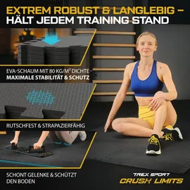 trex sport Puzzlematte für Fitnessgeräte Trex Sport EVA-Schaum 1,97 m2 10 mm, 24 Stück