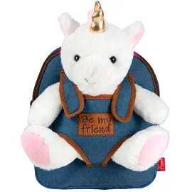 Perletti Einhorn Tiara Plüsch Rucksack - Multicolour - One Size