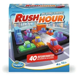 Thinkfun - Rush Hour® - Das geniale Stauspiel. Logikspiel von Thinkfun für Jungen und Mädchen ab 8 Jahren