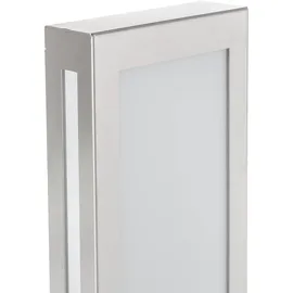 CMD Außenwandleuchte Edelstahl 28 x 14 cm 1er Set silber
