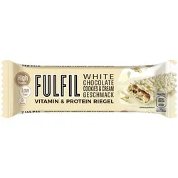 Ferrero Fulfil Vitamin & Protein Riegel White Chocolate Cookies & Cream Geschmack 55G