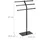 Relaxdays Handtuchhalter freistehend Schwarz 50,5x87x20,5 cm