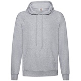 FRUIT OF THE LOOM Lightweight Hooded Sweat Herren Sweatshirt, S-XXL NEU - Grau