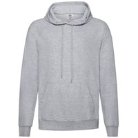 FRUIT OF THE LOOM Lightweight Hooded Sweat Herren Sweatshirt, S-XXL NEU - Grau