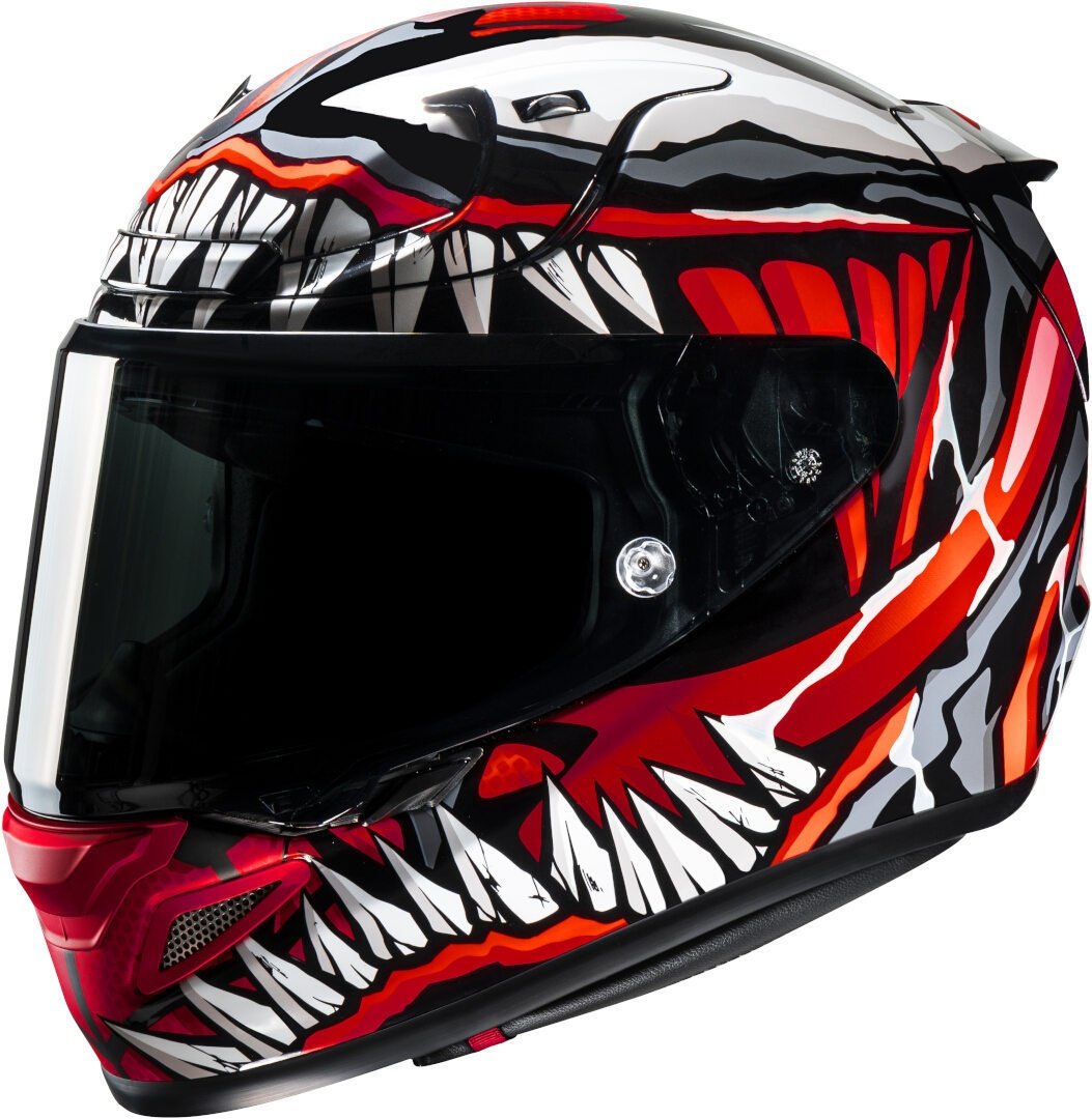 HJC RPHA 12 Maximized Venom Marvel Helm, zwart-wit-rood, XS Voorman