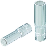 KS Tools 3/8" CHROMEplus 12-kant-Stecknuss, lang, 17mm